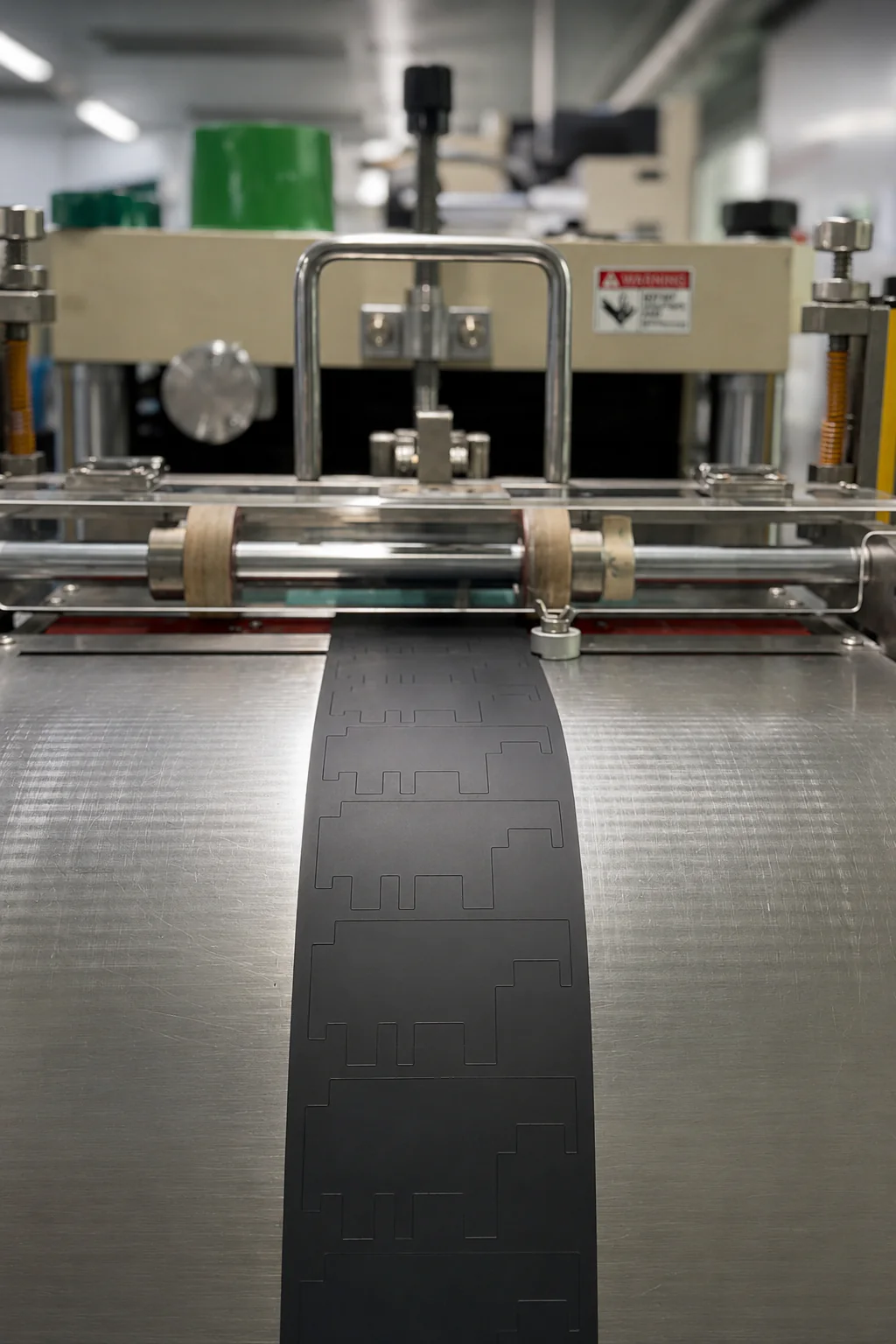 Graphite sheet converting and functional material die-cutting process