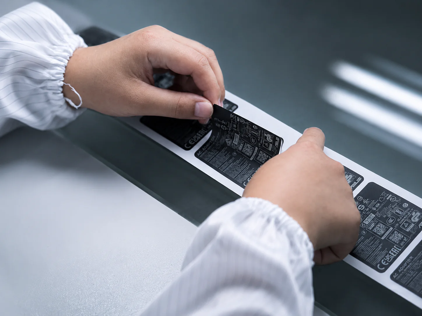 In-process die-cut quality review